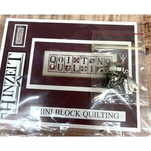 Hinzeit Mini Block Quilting Cross Stitch Pattern & Charms Quilting Theme